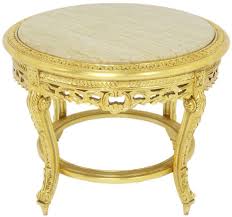 This versatile furniture boasts a round top with a fixed bottom shelf for books or magazines. Casa Padrino Baroque Coffee Table With Marble Top Gold Cream O 70 X H 45 Cm Round Antique Style Living Room Table Baroque Living Room Furniture