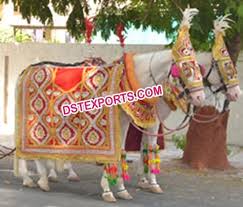 Indian Wedding Barat Horse Decorations Dstexports Exports Decor Embroidered
