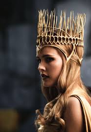 Immortals Athena Isabel Lucas Headdress Fantasy Photography