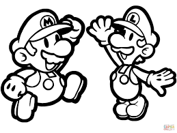 Paper Mario And Luigi Coloring Page Coloriage Coloriage A Imprimer Coloriage Toy Story