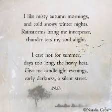 Autumn Morning Night Poem Lightworker Quotes