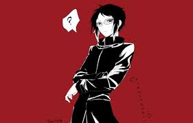 ❤ get the best bungo stray dogs wallpapers on wallpaperset. Wallpaper Glasses Question Guy Red Background Bungou Stray Dogs Stray Dogs A Literary Genius Akutagawa Ryunoske Akutagawa Ryuunosuke Images For Desktop Section Syonen Download