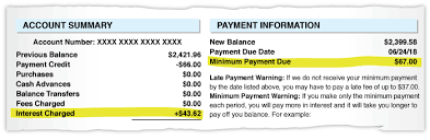 Find out minimum payment on credit card. Minimum Payment How It Appears On Credit Card Statements Creditcards Com