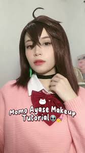 here’s my Momo Ayase makeup tutorial! let me know if you guys want more  cosplay makeup tuts🫶 also~ I tried to do a loop video lol did I do it  right?😆 #fyp #makeuptutorial #cosplay #dandadan