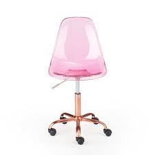 Mainstays Acrylic Rolling Office Chair Purple Walmart Com Rolling Office Chair Acrylic Chair Office Chair
