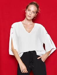Kus Gozu Detayli Bluz Moda Stilleri Kadin Bluz