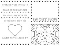 Kids can create a coloring cards with their imaginative colors for. Free Printable Kids Mother S Day Card Coloring Page