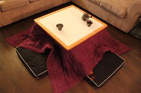 The kotatsu consists of a table with an electric heater attached to the underside of the table. Keep Warm With A Kotatsu Yabai The Modern Vibrant Face Of Japan