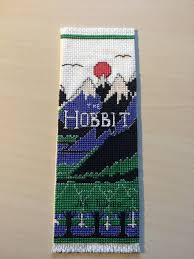 This is why using fabric with an open countable weave like aida is best. The Hobbit Cross Stitch Bookmark Cross Stitch Bookmarks Cross Stitch Cross Stitch Embroidery