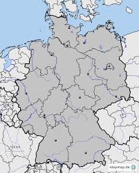 Stepmap Deutschland Stumme Karte Bundeslander Flusse Nachbarlander Landkarte Fur Deutschland