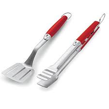 Weber 6626 2 Piece Original Red Handle Tool Set Details Can Be Found By Clicking On The Image Stainless Steel Grill Bbq Tool Set Grilling Tools