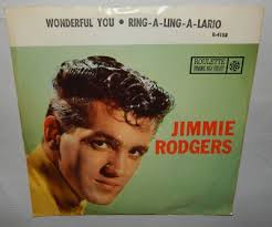 Jimmie Rodgers 45 Wonderful You/Ring-A-Ling-A-Lario Roulette 4158 Rocker NM 