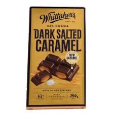Whittaker's block dark salted caramel 250g. Sweets The Aussie Guy