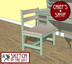 Bestoffice pc gaming chair ergonomic office chair desk chair with lumbar support flip up arms headrest pu leather executive high back computer chair for adults women men, black and white. Sketch Of The Day Study Desk Chair Woodworking Chief S Shop