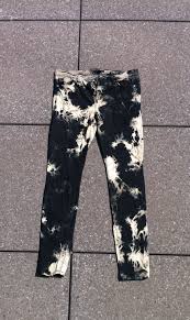 Black And Blue Tie Dye Pants Bleach Dyed Black Jeans Bleach Dye Jeans Diy Tie Dye Pants