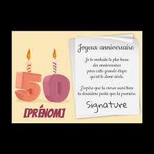 Vos invitations, que ça soit pour vos 20 ans, 30 ans, 50 ans, n'en seront que plus belles ! Carte Joyeux Anniversaire 50 Ans Bougie Gratuit A Imprimer Carte 3471