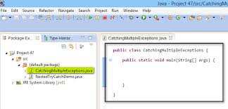 You can also catch multiple exceptions. Selenium By Arun 239 Catching Multiple Exceptions Is A Single Catch Block