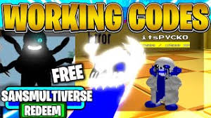 If you come across any expired codes feel free to let us know in the comments. New Sans Multiversal Battles Codes Roblox Updated 2021