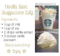 If you love rich and creamy frozen drinks, you're probably familiar with starbucks' vanilla bean frappuccino. Pin By Maggie Lerch On Stuff I Want To Consume Starbucks Drinks Recipes Starbucks Recipes Easy Drink Recipes