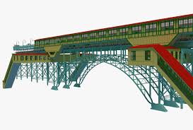 Nyc Bridge Metro Station 3d Model 3d Model Metro Station Architecture