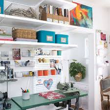 Use shelves to make the most of the vertical space in your craft room. Craft Shelving Ideas Design Ideas For Craft Closets