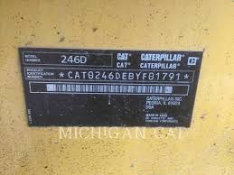 2015 Caterpillar 246d A2q Skid Steer