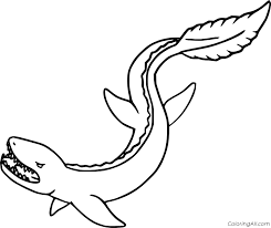 Kids are not exactly the same on the outside, but on the inside kids are a lot alike. Mosasaurus Coloring Pages Coloringall