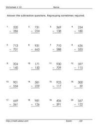 Learn 3 digit subtraction from 3 digit numbers with regrouping method. Practice 3 Digit Subtraction With These Free Math Worksheets Free Math Worksheets 3rd Grade Math Worksheets 2nd Grade Math Worksheets