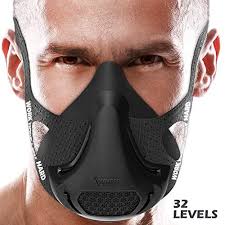 Vo2max Training Mask Workout High Altitude Elevation Simulation Oxygen Air For Gym Cardi Outdoor Workouts Circuit Workout Hiit Running