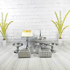 Grosser Discount 7 10 Stucke Set Kristall Kuchen Stehen Spiegel Oberflache Cupcake Stehen Dessert Kuchen Tisch Hochzeit Party November 2020