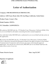 Here are a few templates for your reference. P5527a Cosmo L Plus Cover Letter Please Print On Company Letterhead One Diamond Electronics