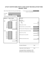 The main purpose of using this sheet is to keep the record and summary of the cash that has been counted by the denomination, amount, and quantity of the total vouchers paid within the business. Petty Cash Reconciliation Form Excel Money Template Class Cash Excel Templates