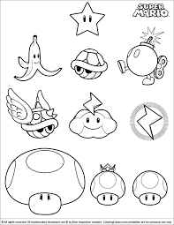 Mario bros coloring pages for kids. Super Mario Brothers Coloring Picture Super Mario Coloring Pages Mario Coloring Pages Coloring Books