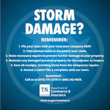 Maybe you would like to learn more about one of these? Tennessee Department Of Commerce Insurance On Twitter In The Wake Of Wind Damage From Derecho We Ve Got The Information You Need To File Insurance Claims Select A Contractor And Stay Safe