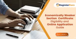 Economically Weaker Section Certificate: Step-by-Step Guide