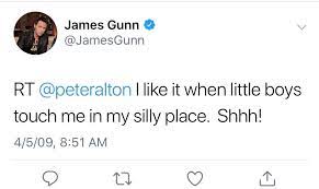 3 stars chris pratt, zoe saldana, dave bautista, vin diesel, bradley cooper, karen gillan, sean gunn and elizabeth debicki. John Squires On Twitter Reminder That James Gunn Publicly Apologized 6 Years Ago Before He Made The First Guardians Of The Galaxy For The Jokes That Got Him Fired Today A Man