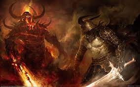 Angel Vs Demon 1378475 Fantasy Illustration Guild Wars Angels And Demons
