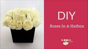 Diy Roses In A Hatbox Blooms By The Box