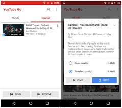 Youtube go is developed keeping the next generation of users in mind it helps save the video in 2 quality of video can be determined whether you're streaming or downloading the video hence giving a choice regarding the willingness to spend data. How To Share Downloaded Youtube Go Videos