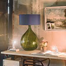 Extra Large Round Green Glass Lamp Graham Green Modern marble snoopy table lamp living room bedroom bedside reading desk light.