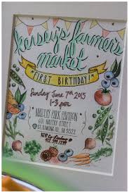 Kersey S First Birthday Farmer S Market Spring Birthday Party First Birthdays Farmers Market Party