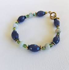 Dark Slate Blue 7 1 2 Quot Stone Bracelet Purple Blue Blue Green Aquamarine Periwinkle Blueberry Spring Colors Stone Bracelet Dark Slate Blue Bracelets