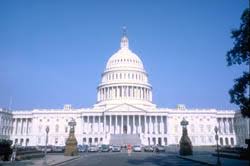 The united states capitol is located in washington, d.c., on top of capitol hill at the eastern end of the national mall. The Us Capitol Building