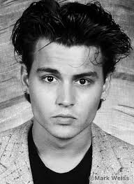Johnny Depp was born today June 9, 1963. An early portrait I took of Johnny  when he first appeared in 21 Jump Street. Who would of thought he would be  in a