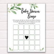 Baby Shower Bingo Printable Baby Shower Games Baby Bingo Game Botanical Baby Shower Games Fun Baby Shower Games Bingo Baby Games Gl2 Baby Shower Bingo Baby Shower Bingo Printable Baby Shower