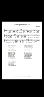 Actualidad, última hora, hemeroteca, vídeos, y fotos. Arriba Quemando El Sol Educacion Musical Partituras Canciones