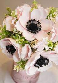 Wedding Flower Inspiration Anemones Flower Arrangements Anemone Flower Paper Flowers