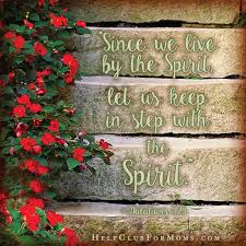 To follow and take over in every aspect of your life. Living By The Power Of The Holy Spirit Can Be So Difficult When We Are Out Of Touch Or Out Of Step With The Spirit Do Holy Spirit Spirit Feeling Disconnected