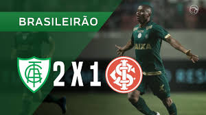Página oficial do américa futebol clube, o primeiro time decacampeão do mundo. America Mg 2 X 1 Internacional Gols Brasileirao 2018 Youtube