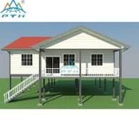Luxury Prefabricated Light Steel Structure Villa With 4 Bedroom